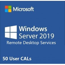 Windows Server 2019 50 RDS User CALs License