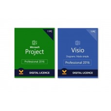 Project & Visio 2016 Professional License Bundle |Pro