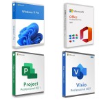 Windows 11 + Office + Project + Visio 2021 Professional Bundle