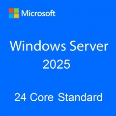 Windows Server 2025 Standard 1 Server 24 Core License